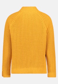 Cartoon Strickpullover mit Stehkragen