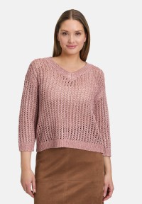 Betty BarclayLochstrick-Pullover