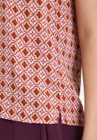 Cartoon Blusenshirt mit Rüschen