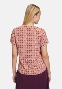 Cartoon Blusenshirt mit Rüschen