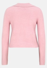 Cartoon Strick-Cardigan mit Reverskragen