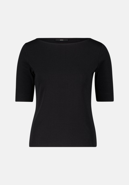 zero Baumwollshirt mit U-Boot Ausschnitt | Betty Barclay