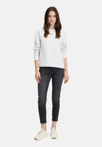 BETTY & CO Sweatshirt mit U-Boot-Ausschnitt