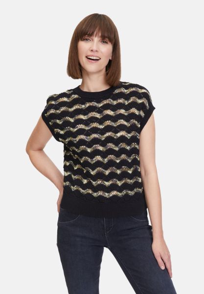 BETTY & CO Strickpullover ohne Arm
