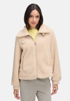 Cartoon Plüschjacke mit Eingrifftaschen