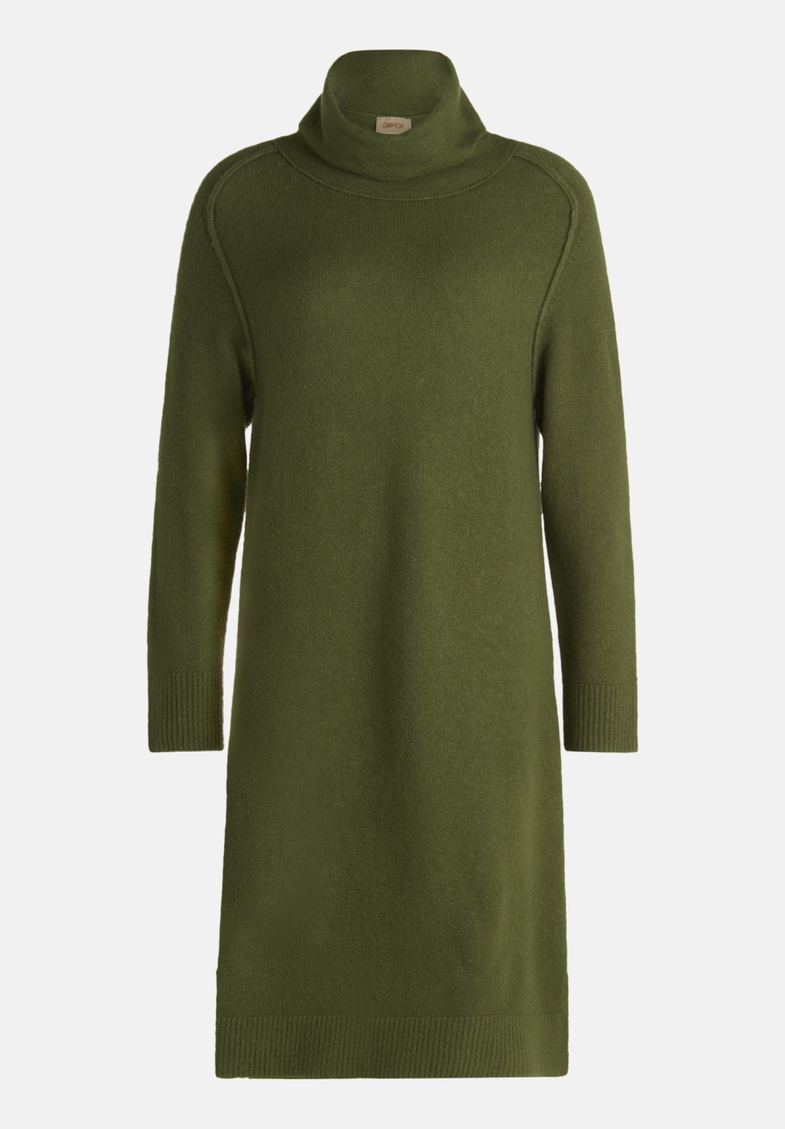 Cartoon Strickkleid mit Turtle Neck