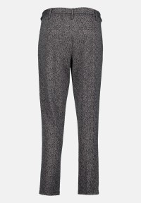 zero Stoffhose Herringbone mit Bindegürtel 28 Inch | Betty Barclay