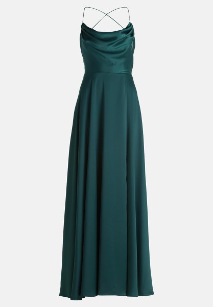 Vera Mont Abendkleid mit Wasserfallausschnitt