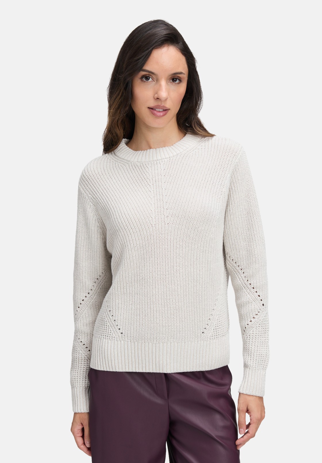 BETTY & CO Strickpullover mit Lurexfaden