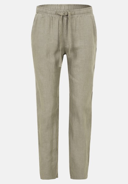 Cartoon Leinenhose unifarben