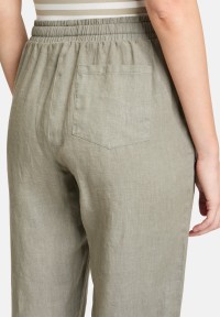 Cartoon Leinenhose unifarben