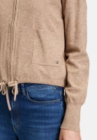 BETTY & CO Strick-Cardigan mit Reißverschluss