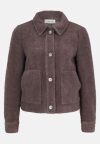 Cartoon Casual-Jacke mit aufgesetzten Taschen