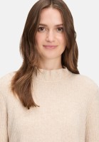 Cartoon Strickpullover mit Stehkragen