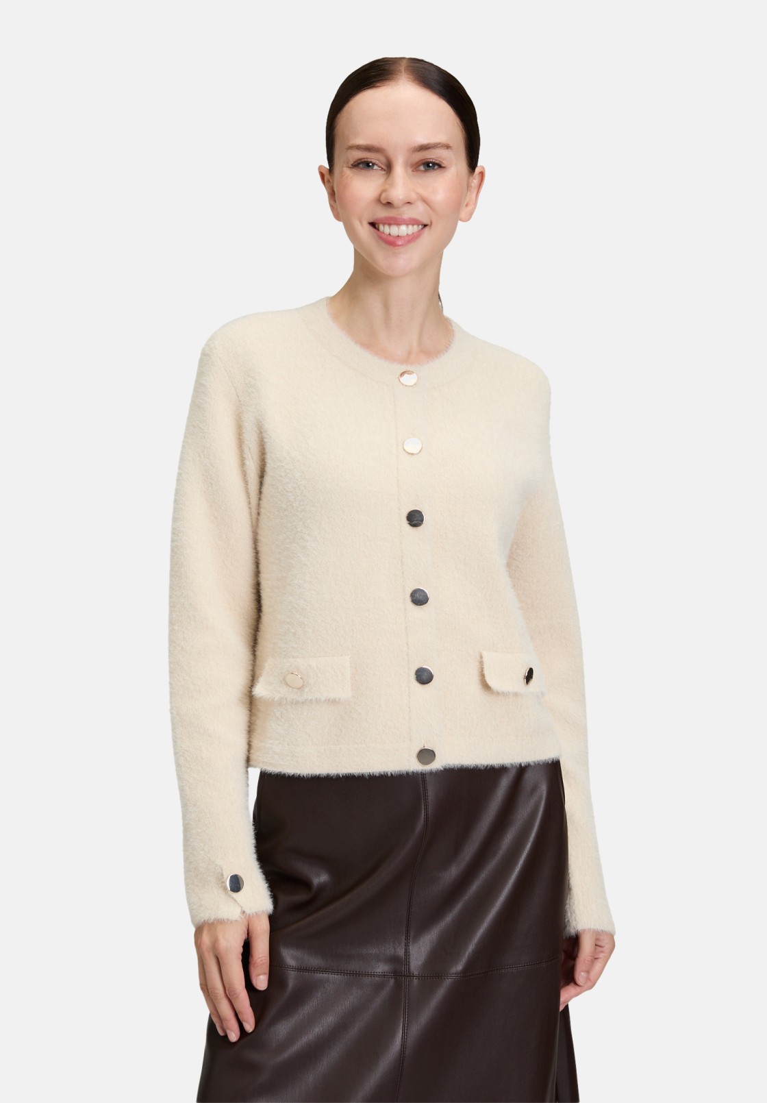 Betty Barclay Casual-Strickjacke mit Knopfleiste