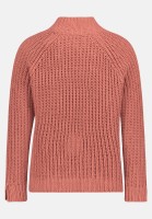 Cartoon Strickpullover mit Stehkragen