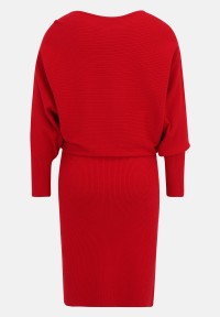 zero Strickkleid gerippt mit U-Boot Ausschnitt | Betty Barclay