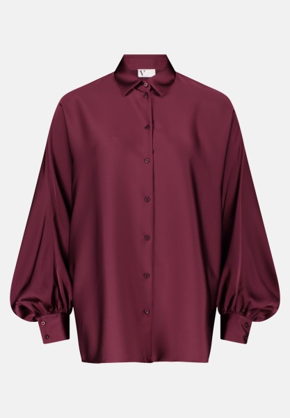Vera Mont Satin-Bluse mit Kragen