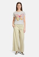 Cartoon Printshirt mit Ärmelaufschlag