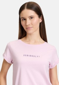 Cartoon Printshirt mit Rundhalsausschnitt