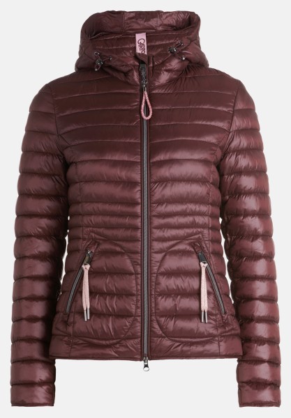 Cartoon Steppjacke mit Reißverschlusstaschen