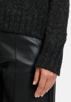 Cartoon Basic-Pullover mit Rundhalsausschnitt