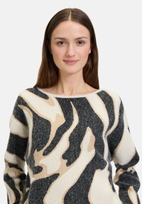 BETTY & CO Strickpullover mit Rippbündchen