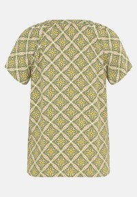 Cartoon Blusenshirt mit Muster