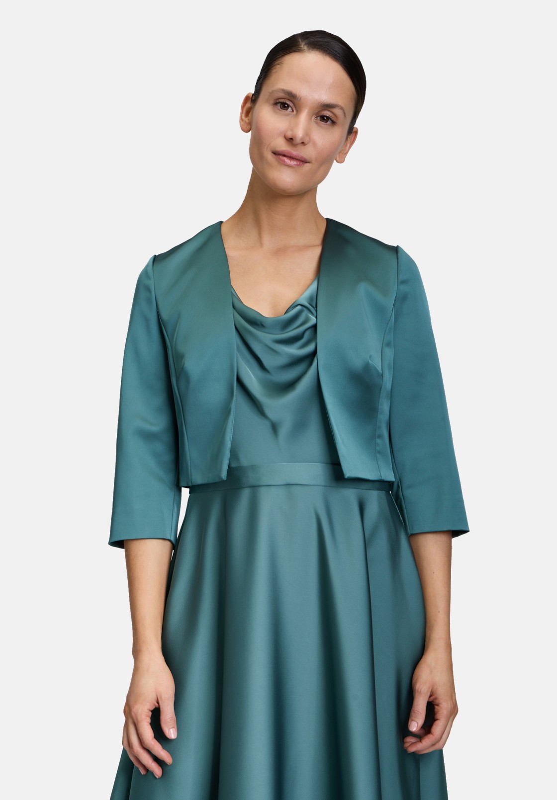 Vera Mont Bolero-Jacke mit Kellerfalten