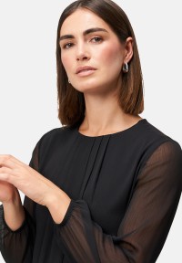 zero Blusenshirt mit transparenten Ärmeln | Betty Barclay