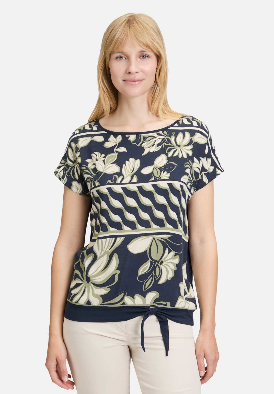 Betty Barclay Basic Shirt mit Schleifenknoten