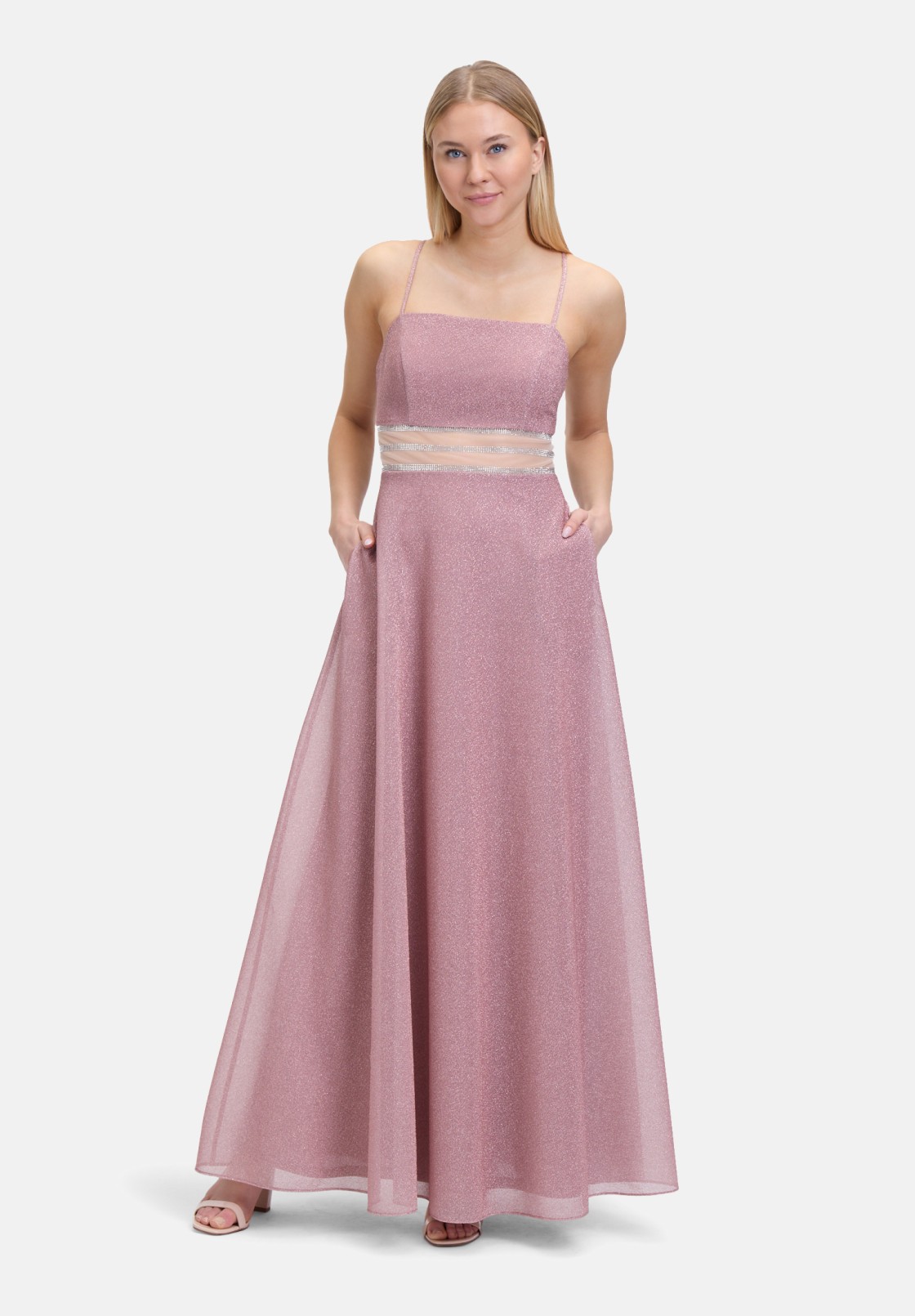 Vera Mont Abendkleid mit Effektgarn