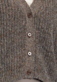 Cartoon Cardigan mit V-Ausschnitt