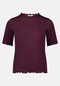 Cartoon Halbarm-Shirt mit Kragen