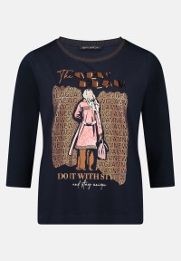 Betty Barclay Basic Shirt mit Rippbündchen