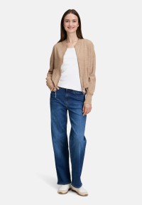 BETTY & CO Strick-Cardigan mit Reißverschluss