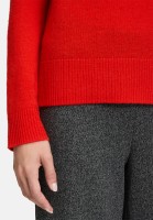Cartoon Kaschmir-Pullover mit Rundhalsausschnitt