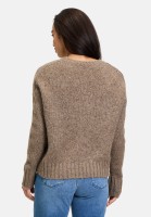 Cartoon Basic-Pullover mit Rundhalsausschnitt