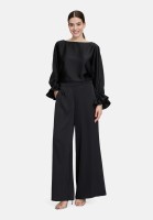 Vera Mont Satin-Bluse mit Fledermausärmeln