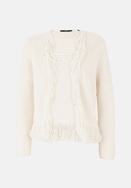 zero Strickjacke mit Fransen | Betty Barclay