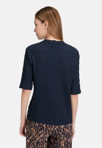 Betty Barclay Strukturshirt mit Stehkragen