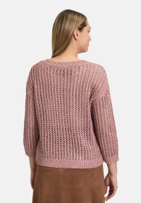 Betty Barclay Lochstrick-Pullover mit Pailletten