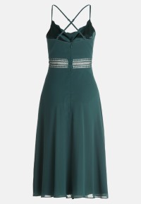 Vera Mont Cocktailkleid mit Wasserfallausschnitt