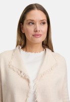 Cartoon Strick-Cardigan mit Fransen