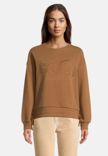 BETTY & CO Casual-Sweatshirt mit Rippbündchen
