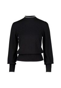 zero Pullover mit Kontrastpaspel | Betty Barclay