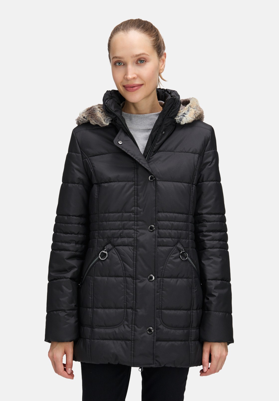 Betty Barclay Outdoorjacke mit abnehmbarer Kapuze