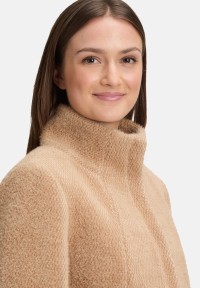 BETTY & CO Kuscheljacke mit Rippbündchen