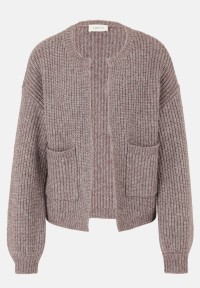 Cartoon Strick-Cardigan mit Taschen