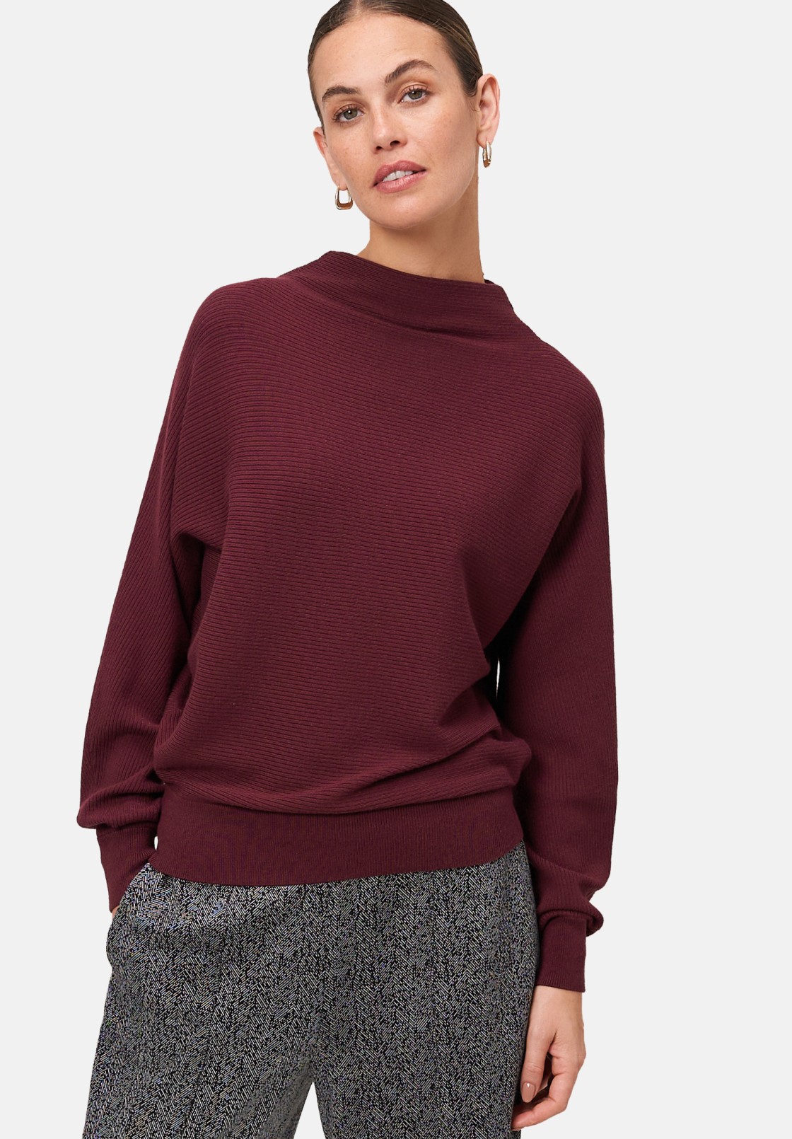 zero Pullover strukturiert mit Stehkragen | Betty Barclay
